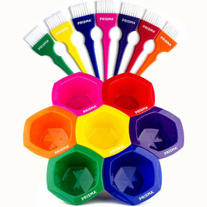 RAINBOW Tint Bowl and Brush Set (The Ultimate Necessity for All Creative Groomers)