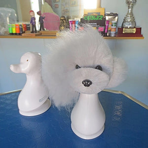 Opawz Model Dog Head Set with stand and wig